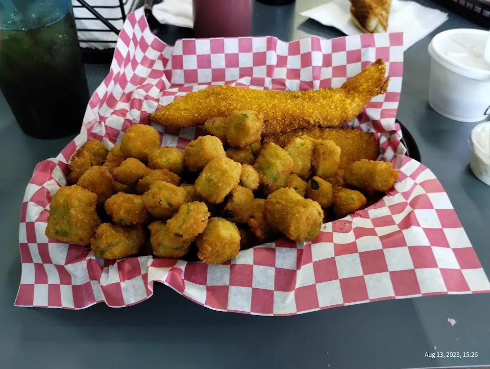 Fried Fish and Okra